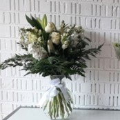 Lily Vase and Chocolates